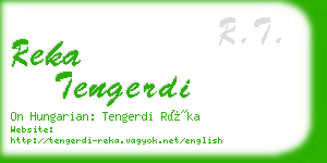 reka tengerdi business card